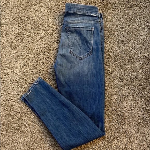 MOTHER The Looker Ankle Chew Skinny Jeans Women’s Sz 27 - Picture 4 of 9